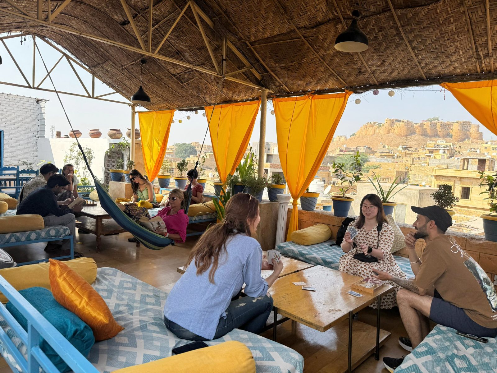 Jaisalmer Hostel Crowd