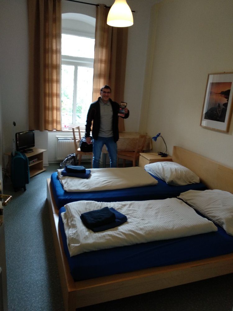 A bed Privatzimmer Budaus