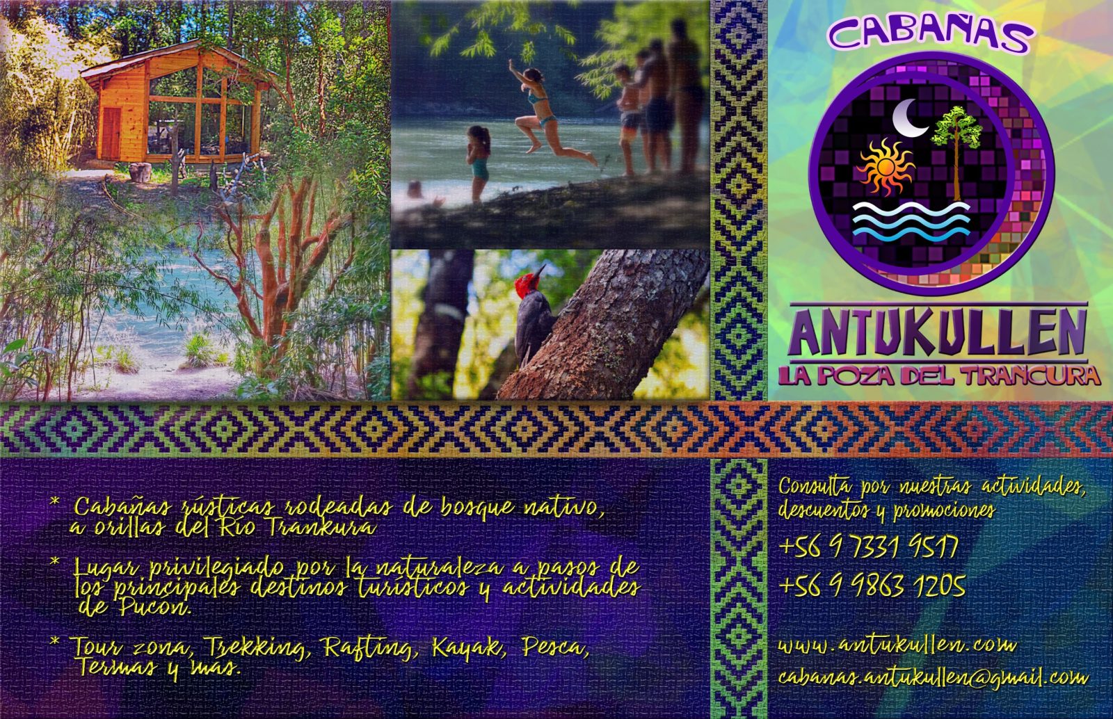 Cabanas AntuKullen, la poza del Trancura
