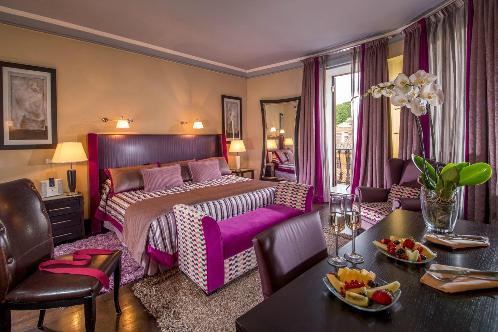 view at the spanish steps hotel rome