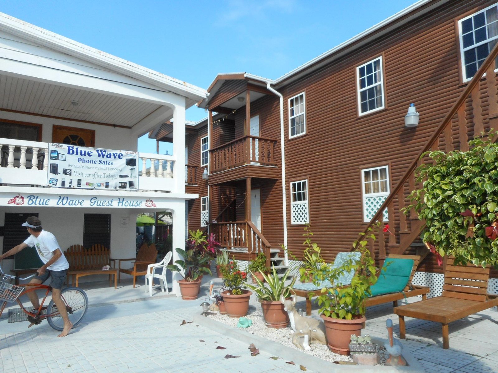 blue wave guest house hotel caye caulker