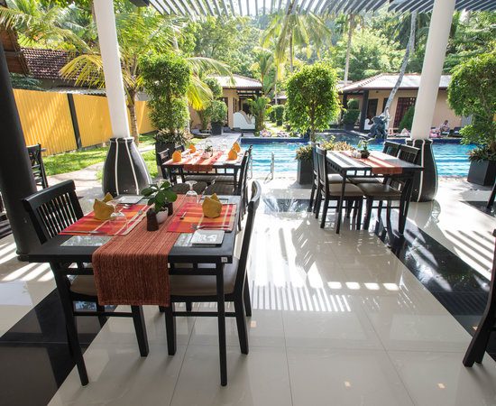 hotel flower garden