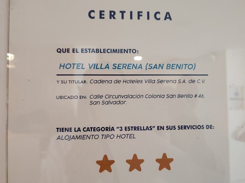 villa serena san benito hotel san salvador