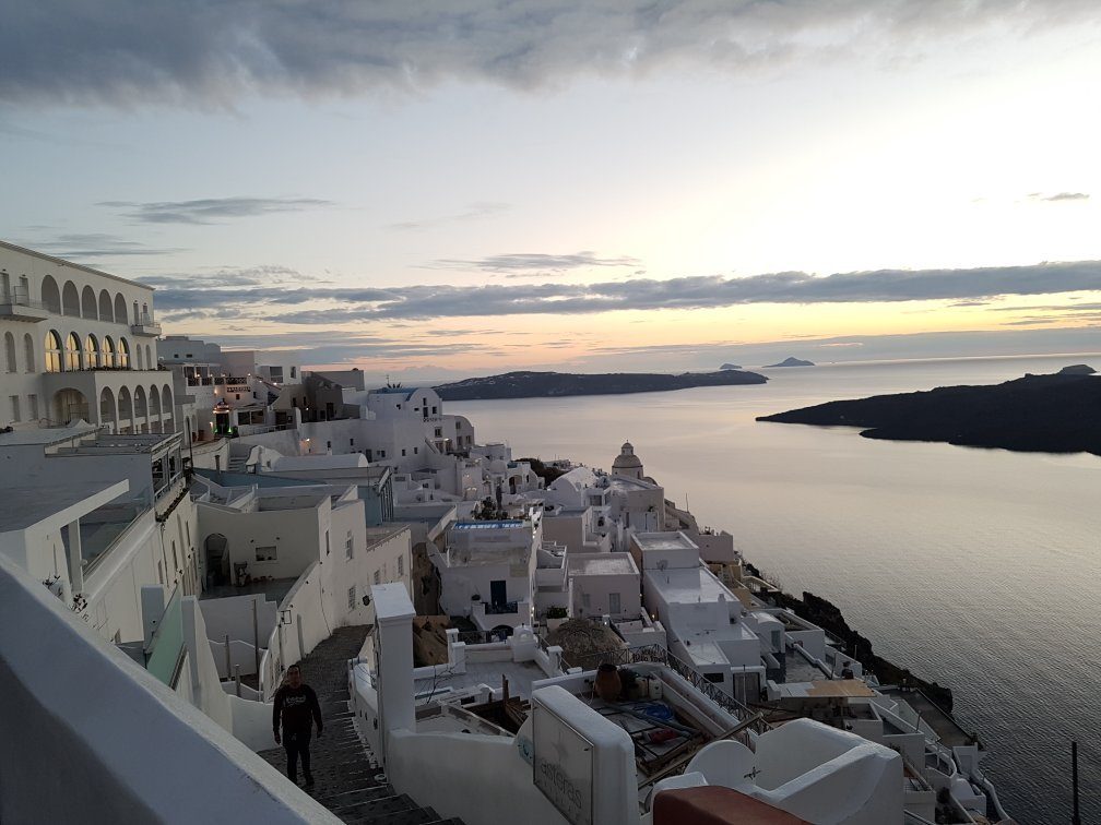 Santorini Reflexions Volcano