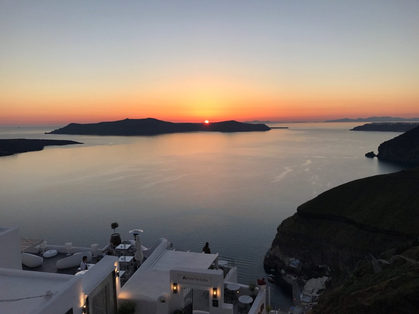 Santorini Reflexions Volcano