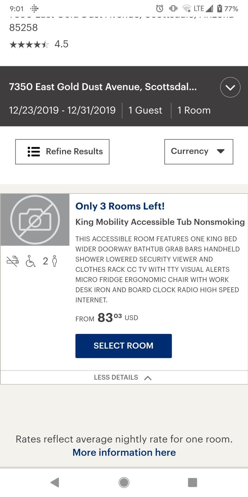 scottsdale comfort inn